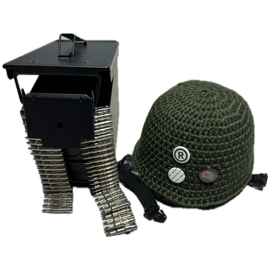 Crochet Army Helmet